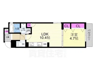 ベラジオ雅び京都烏丸西【2階】の間取り