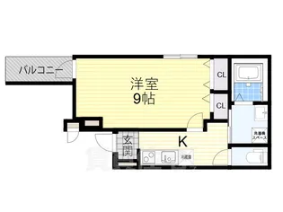 フジパレス河内山本サウス【1階】の間取り