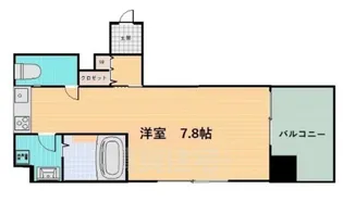 フレール烏丸五条【7階】の間取り