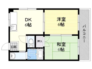 ファミール寺浦【3階】の間取り