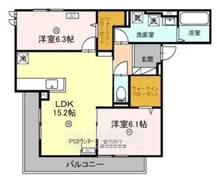 D-residence服部本町【3階】の間取り