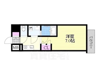 サムティ姫島FELICETO【8階】の間取り