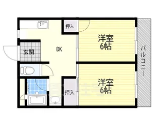 成光マンション【5階】の間取り