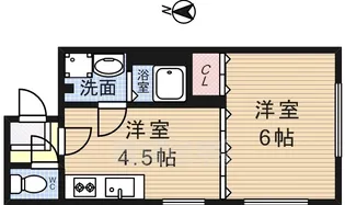 ヴェルドミール山忠西脇【307号室】の間取り