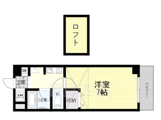 エスポワール西宮【6階】の間取り
