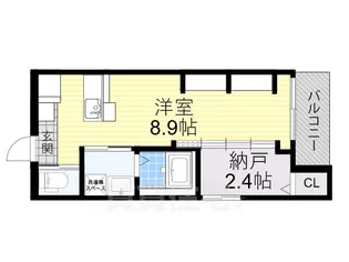 大阪府柏原市今町1丁目【マンション】の間取り