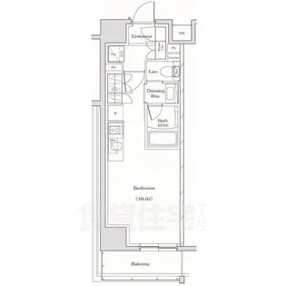 ザ・パークハビオ名古屋松原【11階】の間取り