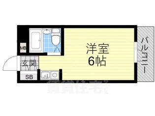 グルパ十三【5階】の間取り