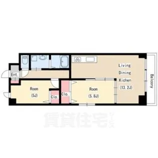 The Sengen Terrace【4階】の間取り