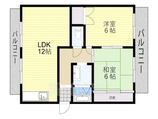 アメニティ草部【1階】の間取り