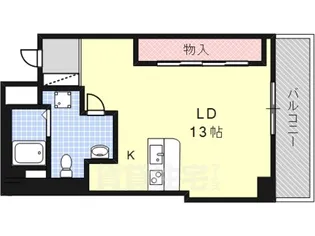 ライフイン桜山【4階】の間取り