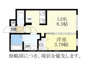 quador 御器所NOIR【3階】の間取り