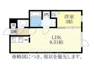 quador 御器所NOIR【3階】の間取り