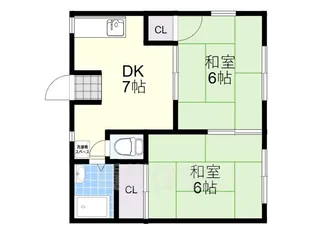 ブルーレイクB【2階】の間取り