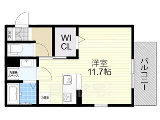 アルタ西渋川ビュー【2階】の間取り