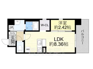 Live Flat都島【3階】の間取り