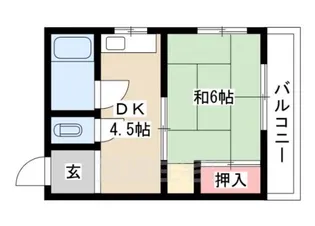 はくゆう荘【2階】の間取り