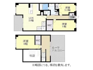 3LDKの間取り画像