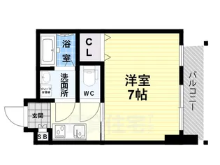 フォーリアライズ昭和南通Ⅱ【2階】の間取り