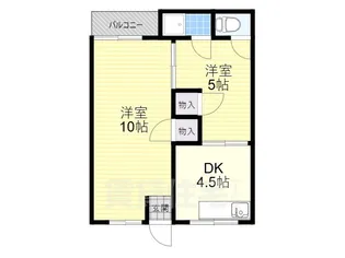 ISE伊勢住宅綾園7703B棟【301号室】の間取り