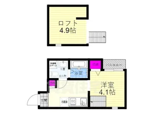 パークテラス丹波口【1階】の間取り
