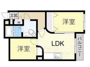 センティーレ和泉【3階】の間取り
