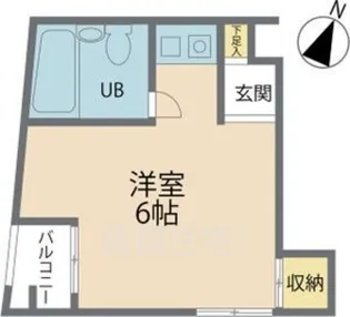 キャロルハウス【3階】の間取り