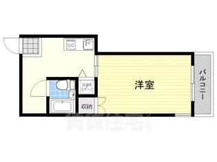 EXEDORA都島【4階】の間取り