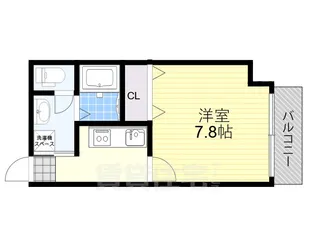 Gradito富雄駅前2番館【1階】の間取り