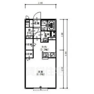 グランパルクA【1階】の間取り