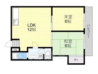 ニュータウン中田【3階】の間取り