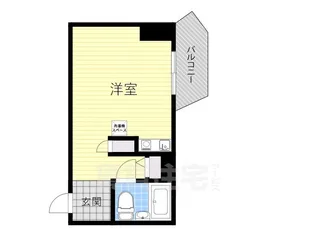 コスモプラザ三宮【3階】の間取り