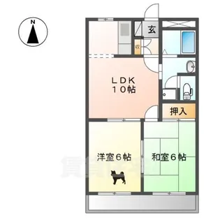 トゥインクル【2階】の間取り