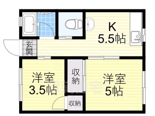 T-maison久宝寺【2階】の間取り