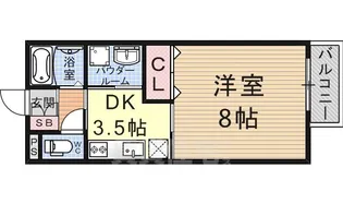グランシャリオ北山【2階】の間取り