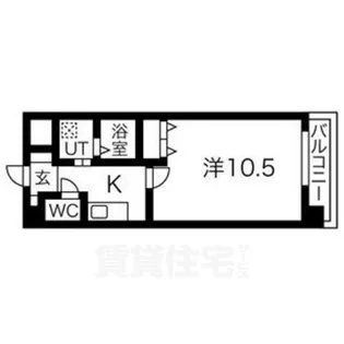 ブエナビスタ南草津【4階】の間取り