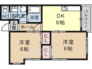 メゾン・ド・リーブ【2階】の間取り