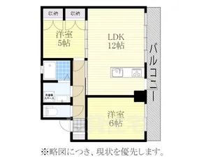 カトルさんたかね【3階】の間取り