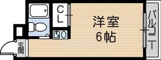 グランデージ東難波【3階】の間取り