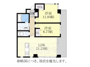 Blanc Mison覚王山【2階】の間取り