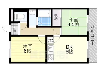 リビングゾーン88 A棟【4階】の間取り