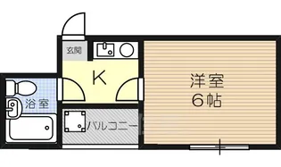 ファミリーハイツ(木川西)【2階】の間取り