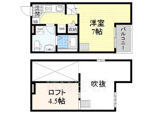 Luna Piena【2階】の間取り