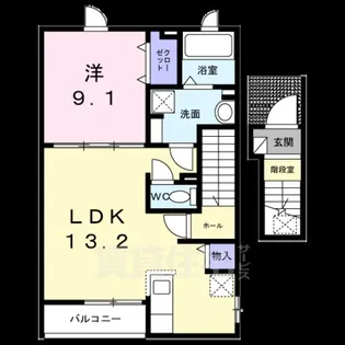 サングレイス【2階】の間取り