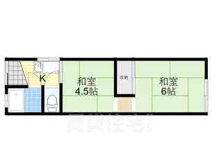 大阪府大阪市東住吉区住道矢田7丁目【一戸建】の間取り