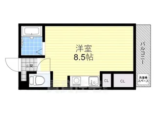 グランドハイツ柴原 C・D棟【1階】の間取り