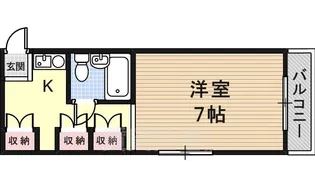 サンシティ21【4階】の間取り