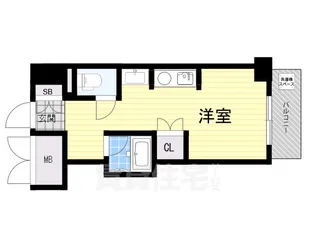グロース西宮北口【1階】の間取り