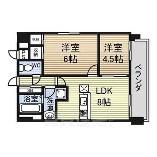 YS上前津【2階】の間取り