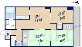 メゾン光陽【1階】の間取り